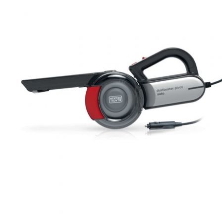 Black+Decker PV-1200-AV Aspirador de Mano Ciclónico 12V Gris/Rojo